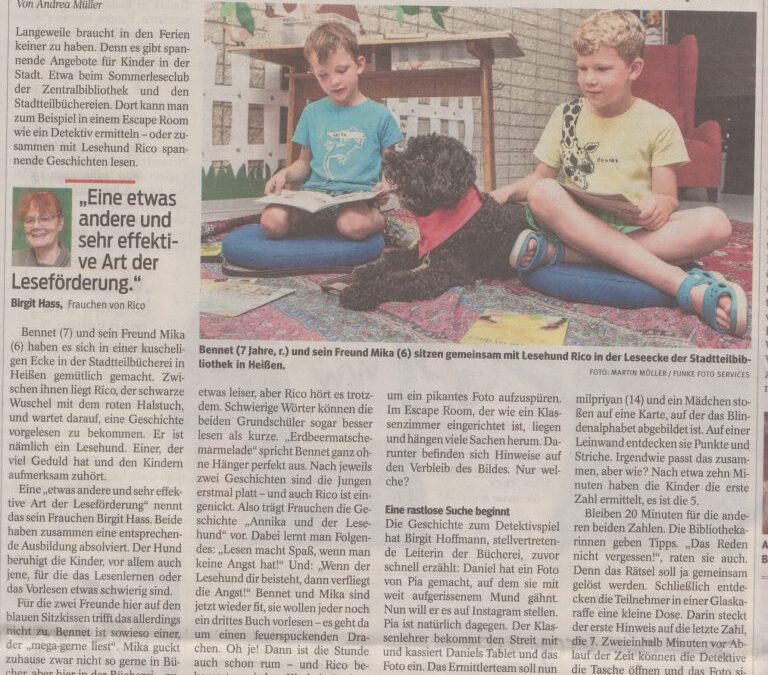 Kinder lesen Rico Geschichten vor